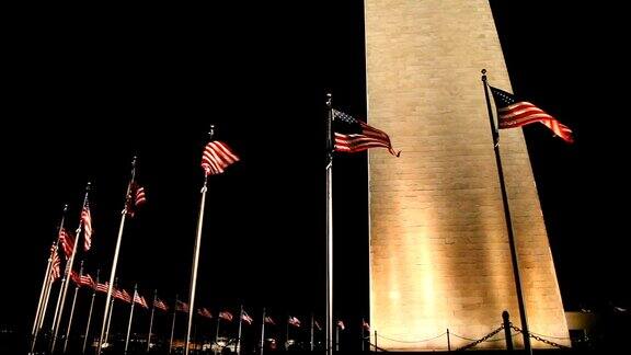 华盛顿纪念碑之夜