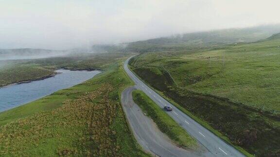 老人山鸟瞰图高速公路苏格兰