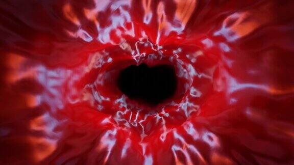 红色脉动血管vj环背景