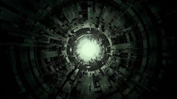 科幻未来隧道