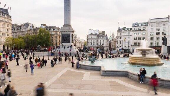 伦敦特拉法加广场时间以日为单位