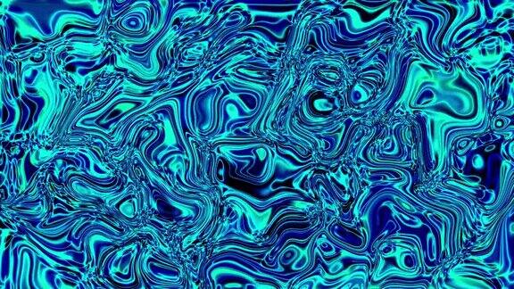 抽象动画与波浪液体彩色三维梯度与不同的梯度背景m_37