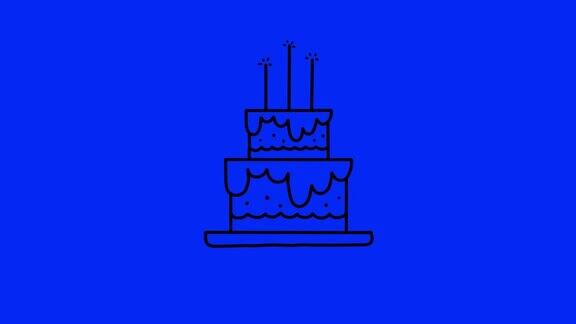 生日蛋糕动图动画