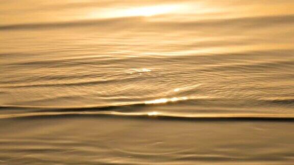 金色的涟漪水面的背景