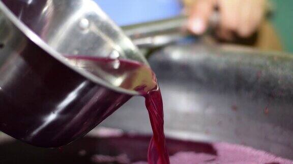比格奈家用葡萄酒加工果汁用不锈钢勺子检查稠度