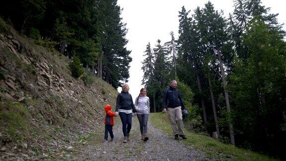 阿尔卑斯山徒步旅行