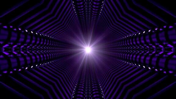 紫色的无穷隧道