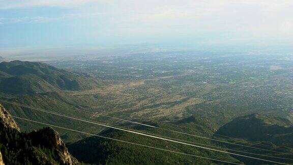 新墨西哥州阿尔伯克基附近的桑迪亚峰缆车