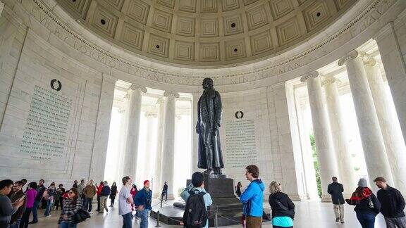 托马斯·杰斐逊纪念堂位于美国华盛顿特区