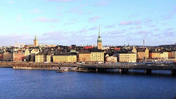 4K:从海上看斯德哥尔摩老城