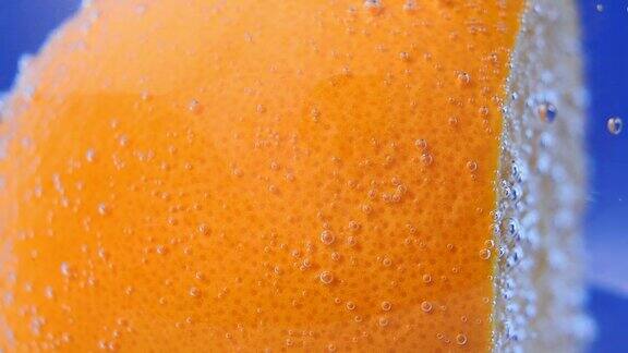 多汁的柑橘果肉特写健康的生活方式维生素适当的营养饮食新鲜的果汁