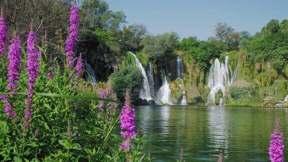 波斯尼亚和黑塞哥维那的克拉维卡瀑布
