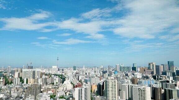 东京城市的时间流逝