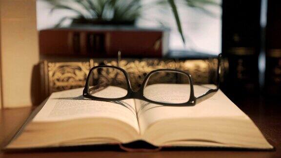 带眼镜的旧书