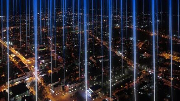 大夜城通过信息线路可视化互联网全球网络