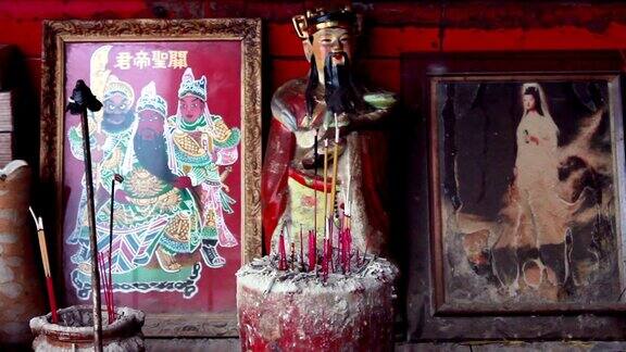 神化中国历史人物和观世音菩萨