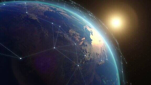 现代地球卫星网络