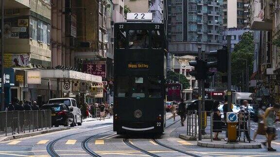 香港金融区繁忙交通的时间间隔