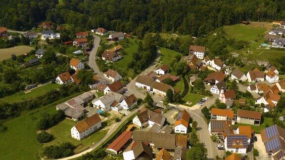 德国Lauterach村鸟瞰图