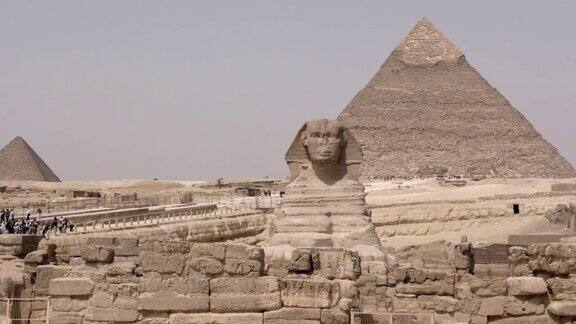 狮身人面像和金字塔吉萨埃及