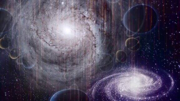 两个星系的宇宙