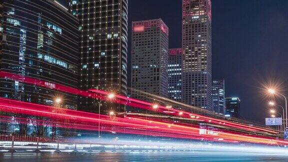 ZI低角度北京交通夜景