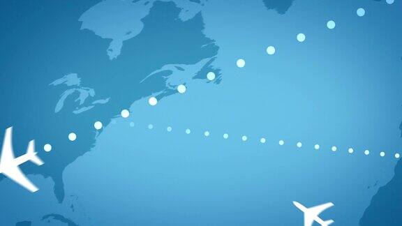 全球航空旅行环线