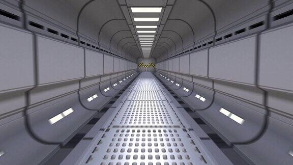 摄像机飞出科幻隧道飞向星星跳进超空间3d动画