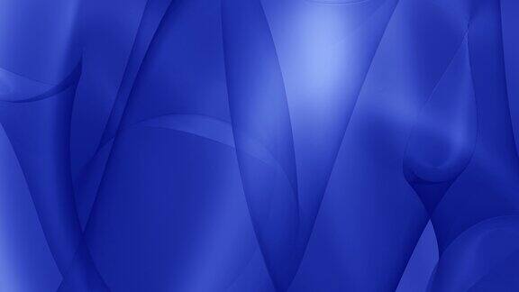 可循环的、抽象的动态蓝色元素