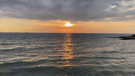 台南海滩日落