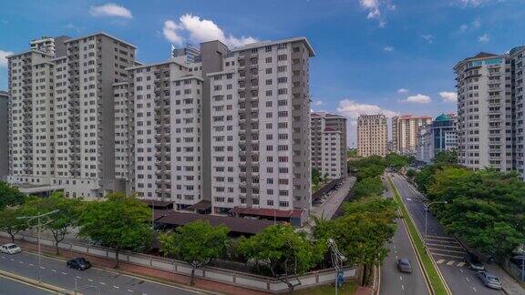 吉隆坡住宅区的时间流逝