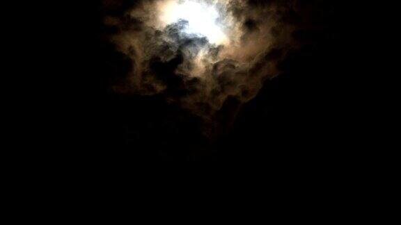 夜晚的月光-时间流逝