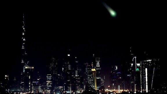 彗星正在接近迪拜城