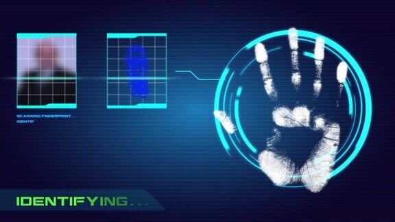 指纹扫描安全系统