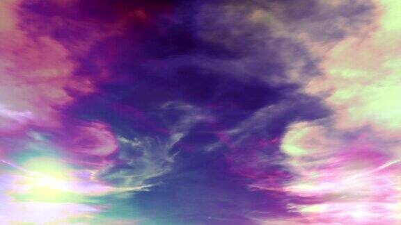 抽象的天空和云