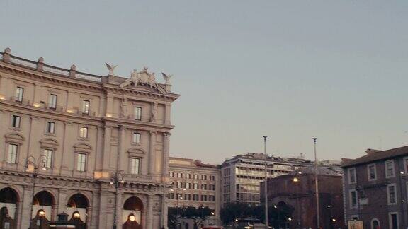 罗马共和国广场的景色