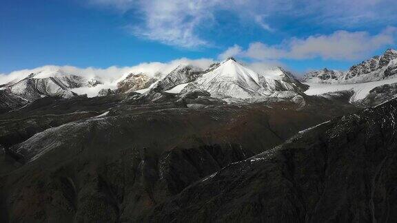 RT西藏高原冈石卡雪山