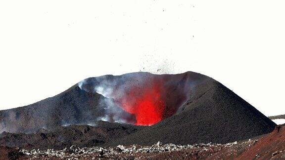 火山喷发与熔岩喷泉