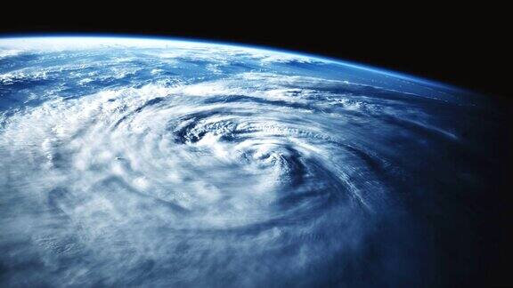 从太空中看飓风