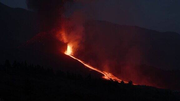 老山顶火山拉帕尔马西班牙114K