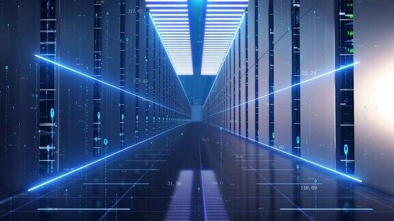 云计算和大数据服务器机房信息存储