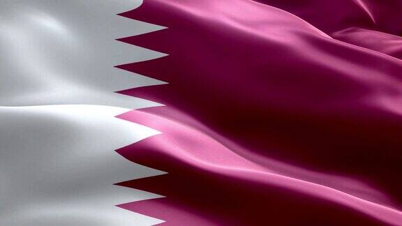 卡塔尔国旗波浪图案可循环元素