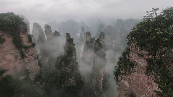 延时摄影中国张家界风景