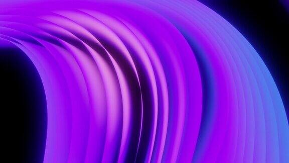 抽象波浪霓虹紫色和蓝色渐变的背景色