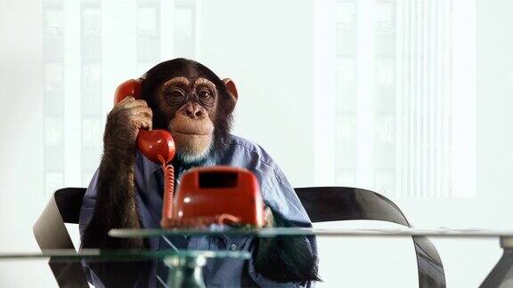 黑猩猩电话员
