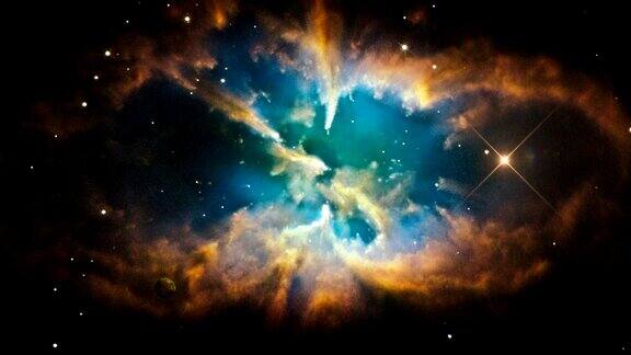 外太空的银河星云图解