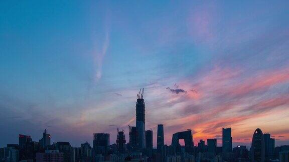 北京的夜景