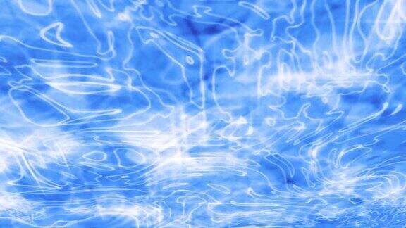 水蓝色波浪背景纹理