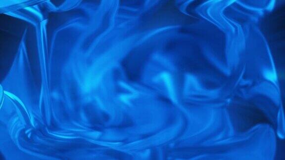 蓝色抽象液体回路