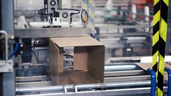 纸板箱包装机夹箱体成型生产线
